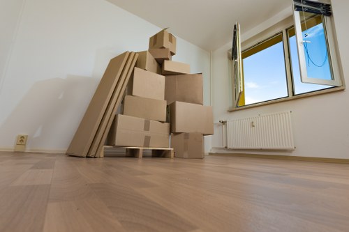 Different sizes of moving trucks available