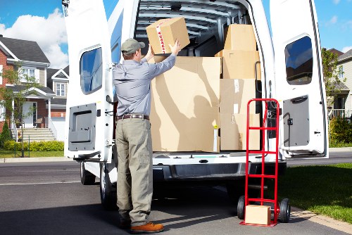 Team of Haringey removals specialists packaging office items