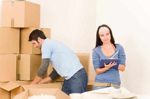 Haringey Removals team loading a moving truck